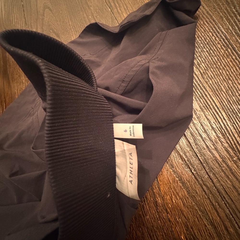 Athleta Black Skort With Drawstring - image 4